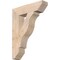 Ekena Millwork Funston Slat Smooth Bracket, Douglas Fir, 5 1/2"W x 24"D x 32"H BKT06X24X32FST06SDF - alternate 1